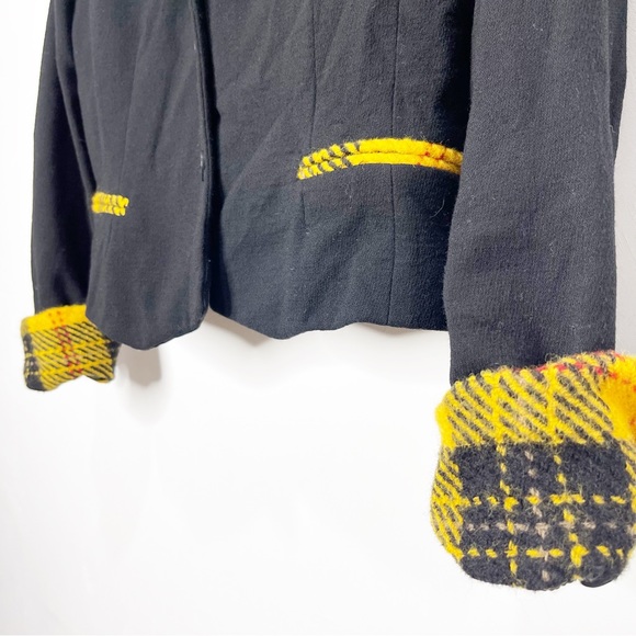 Vintage Clueless Blazer Inspired 90s Wool Blazer Size 10 (Size 42 FR) - Picture 5 of 8